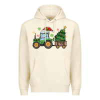 Sandshell christmas tractor Premium Hoodie - MaliasSmallBusiness
