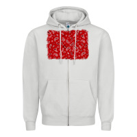 Dove Grey bandana background Zipper Hoodie - AdoDesignShop