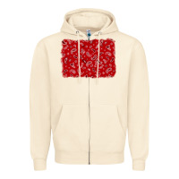 Sandshell bandana background Zipper Hoodie - AdoDesignShop