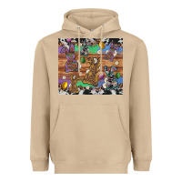 Mushroom easter bunny egg cowhide leopard Heavyweight Hoodie - Artiststas