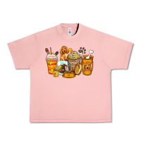 Salmon cocker spaniel coffee cups Urban Heavy Tee - Zillion Design Studio
