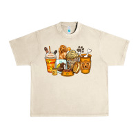 Sandshell cocker spaniel coffee cups Urban Heavy Tee - Zillion Design Studio