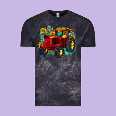Western Tractor Vintage Tee Designed By Texasbilliewilder