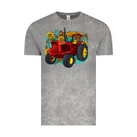 Cloud Rock western tractor Vintage Tee - texasbilliewilder
