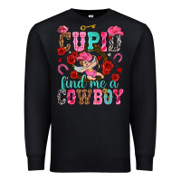 Black cupid find me a cowboy Premium Sweatshirt - NancyCooperArtShop