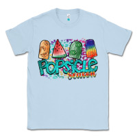 Dusty Blue popsicle season Classic Tee - SublimationCraftShop