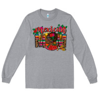 Heather Grey mexican mom Long Sleeve Tee - CTS Tumbler Store