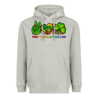 Moon Dust peace love st patty's day Heavyweight Hoodie - Artiststas