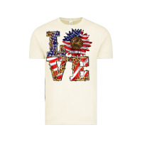 Vintage Arctic patriotic sunflower love Vintage Tee - BarkalooDesign