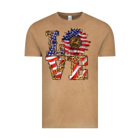 Vintage Camel patriotic sunflower love Vintage Tee - BarkalooDesign