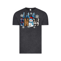 Vintage Black let it snow Vintage Tee - Zillion Design Studio