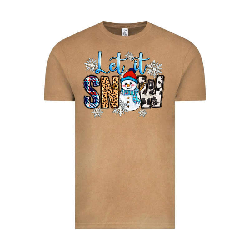 Let It Snow Vintage Tee by Zillion Design Studio | Teevron