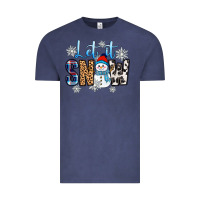 Vintage Denim let it snow Vintage Tee - Zillion Design Studio