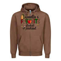 Chestnut santa's favorite student assistant Zipper Hoodie - AdoDesignShop