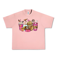 Salmon Chihuahua coffee cups Urban Heavy Tee - Zillion Design Studio