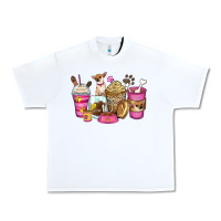 White Chihuahua coffee cups Urban Heavy Tee - Zillion Design Studio