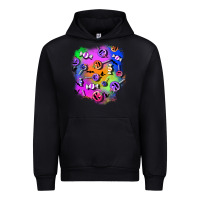 Black halloween candy patches 1 Urban Hoodie - BundleAndBundleShop