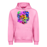 Fuchsia Pink halloween candy patches 1 Urban Hoodie - BundleAndBundleShop