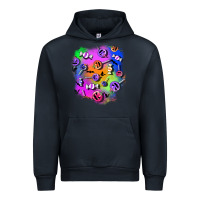Navy halloween candy patches 1 Urban Hoodie - BundleAndBundleShop