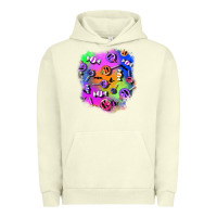 Pigment Pistachio halloween candy patches 1 Urban Hoodie - BundleAndBundleShop