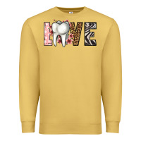 Antique Gold love dentist life Premium Sweatshirt - Jasminsmagicworld