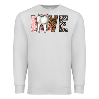 Dove Grey love dentist life Premium Sweatshirt - Jasminsmagicworld