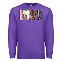 Purple love dentist life Premium Sweatshirt - Jasminsmagicworld