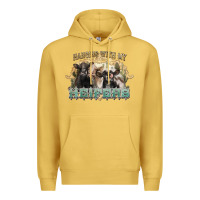 Antique Gold hanging with my heifers Premium Hoodie - NancyCooperArtShop