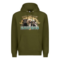 Army Green hanging with my heifers Premium Hoodie - NancyCooperArtShop