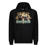 Black hanging with my heifers Premium Hoodie - NancyCooperArtShop