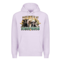 Lilac hanging with my heifers Premium Hoodie - NancyCooperArtShop