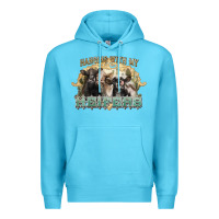 Ocean Blue hanging with my heifers Premium Hoodie - NancyCooperArtShop