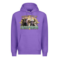 Purple hanging with my heifers Premium Hoodie - NancyCooperArtShop