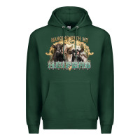 Sports Green hanging with my heifers Premium Hoodie - NancyCooperArtShop