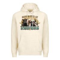 Tofu hanging with my heifers Premium Hoodie - NancyCooperArtShop
