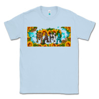 Dusty Blue mama sunflower libbey cup Classic Tee - HRA Design Shop