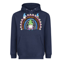 Navy easter gnome rainbow Heavyweight Hoodie - Artiststas