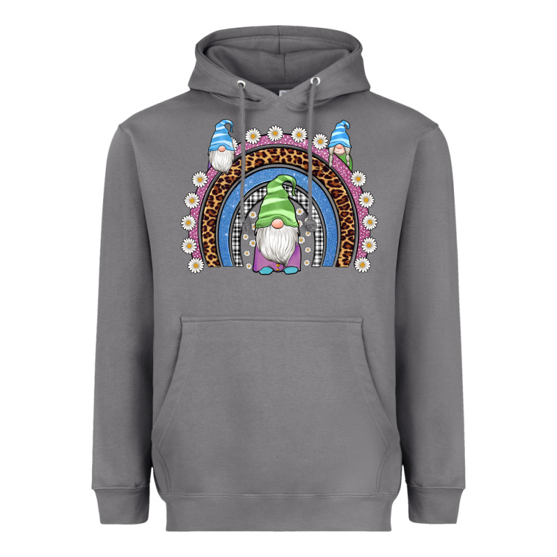 Easter Gnome Rainbow Heavyweight Hoodie by Artiststas | Teevron