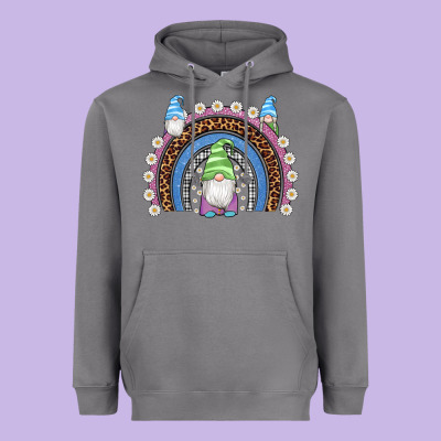 Easter Gnome Rainbow Heavyweight Hoodie Designed By Artiststas
