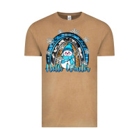 Vintage Camel hello winter rainbow Vintage Tee - Zillion Design Studio