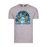 Vintage Zinc hello winter rainbow Vintage Tee - Zillion Design Studio
