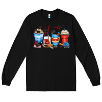 Black hockey begins after coffee cups Long Sleeve Tee - Zillion Design Studio
