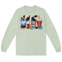 Matcha hockey begins after coffee cups Long Sleeve Tee - Zillion Design Studio