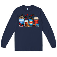 Navy hockey begins after coffee cups Long Sleeve Tee - Zillion Design Studio