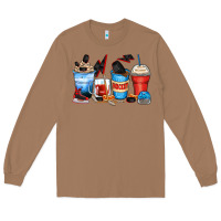 Toasted Coconut hockey begins after coffee cups Long Sleeve Tee - Zillion Design Studio