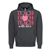 Smoke teach with love Zipper Hoodie - JahusDesignShop