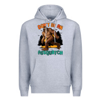 Heather Grey dont be an assquatch Premium Hoodie - MaliasSmallBusiness