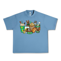 Pebble Blue yorkshire terrier coffee cups Urban Heavy Tee - Zillion Design Studio