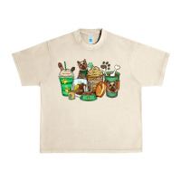 Sandshell yorkshire terrier coffee cups Urban Heavy Tee - Zillion Design Studio