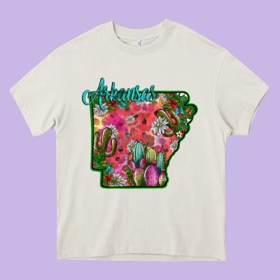 Arkansas Heavy Core Tee Designed By Sublimationcraftshop